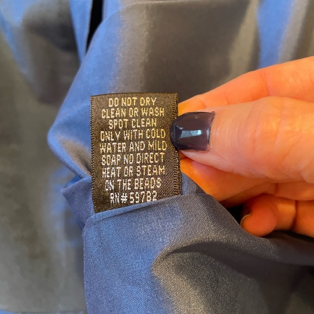Adrianna Papell for E! Live From the Red Carpet One Shoulder Blue Gown Size 14 - Picture 12 of 12